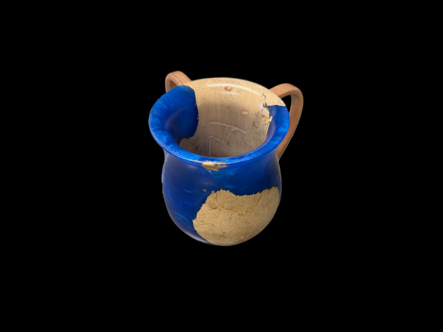 Washing cup two handles top view